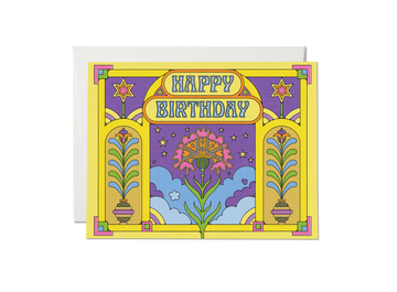 Happy Colors birthday greeting card