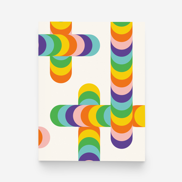 Rainbow Tubes Greeting Card