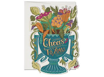 Cheers to You congratulations greeting card
