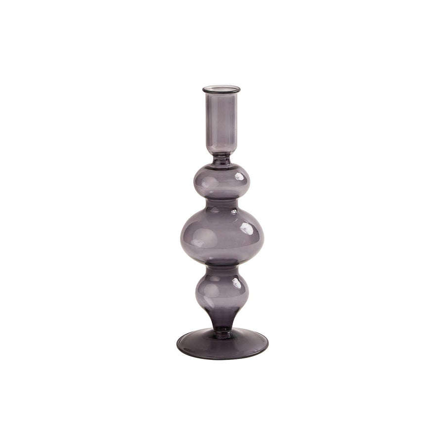 Wisteria Candleholder in Smoke