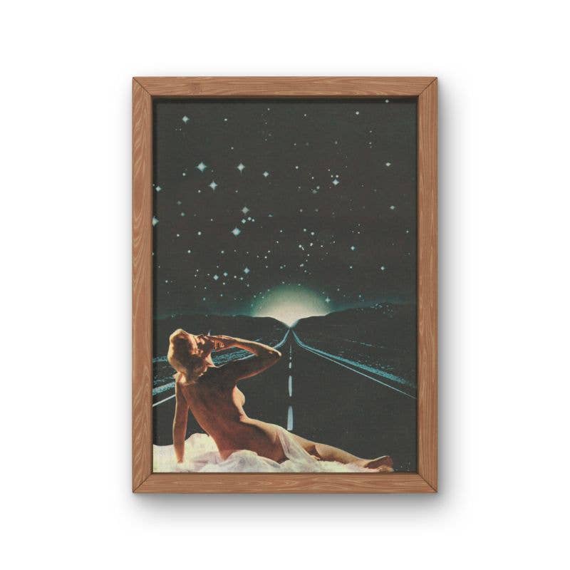 Surreal Sci-fi Retro Collage Print