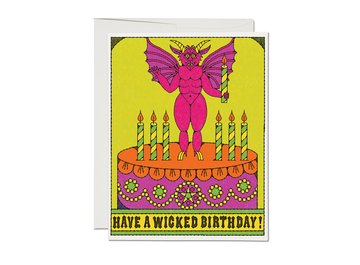 Wicked Birthday greeting card