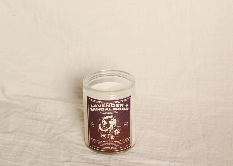 Lavender + Sandalwood - 11 oz Soy Candle