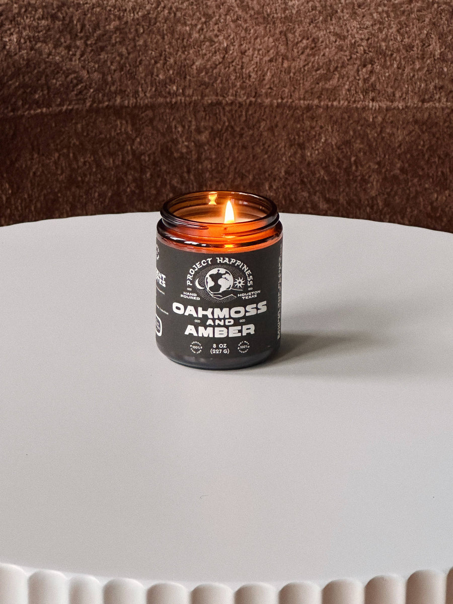 Oakmoss and Amber - 8 oz Soy Candle