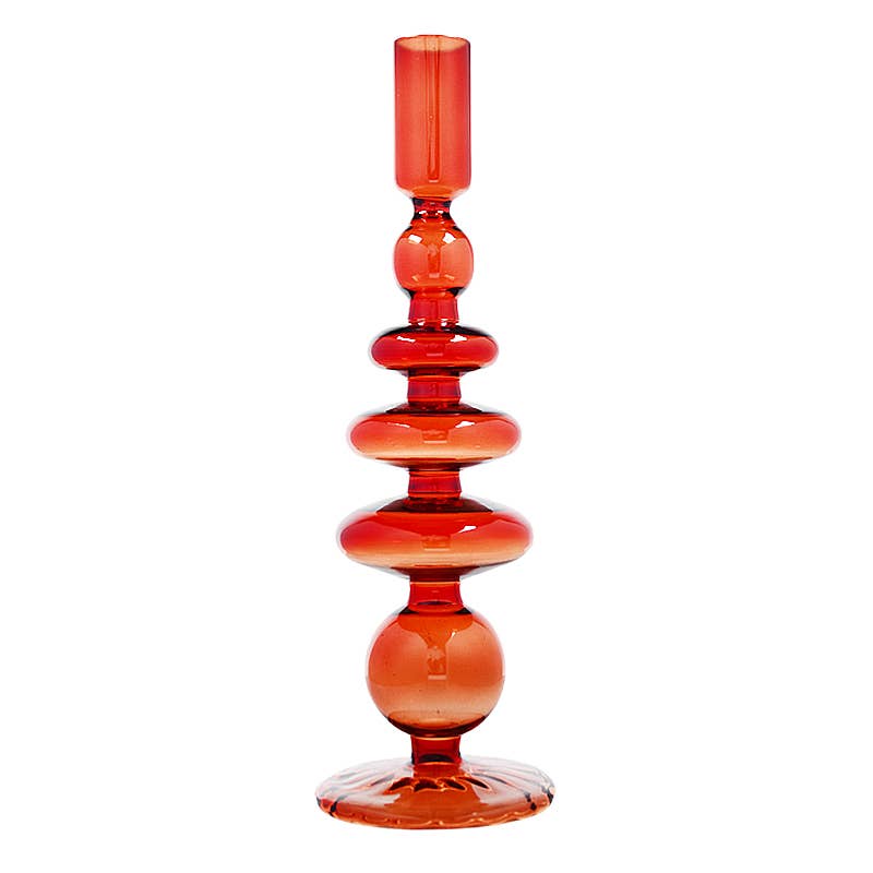 Wisteria Candleholder in Red