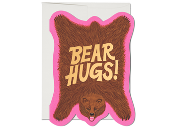 Bear Hugs friendship greeting card