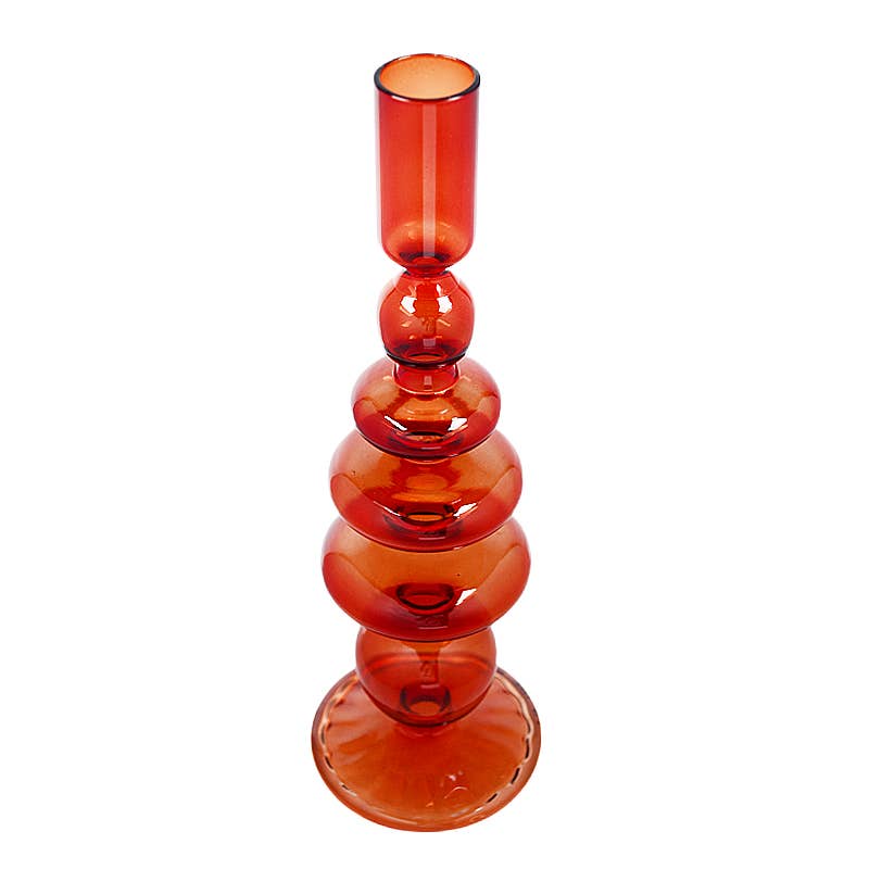 Wisteria Candleholder in Red