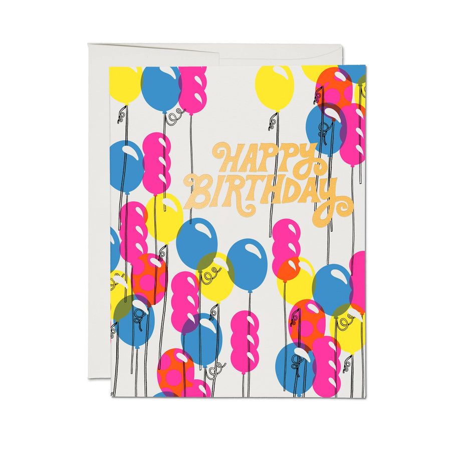 Balloons greeting card