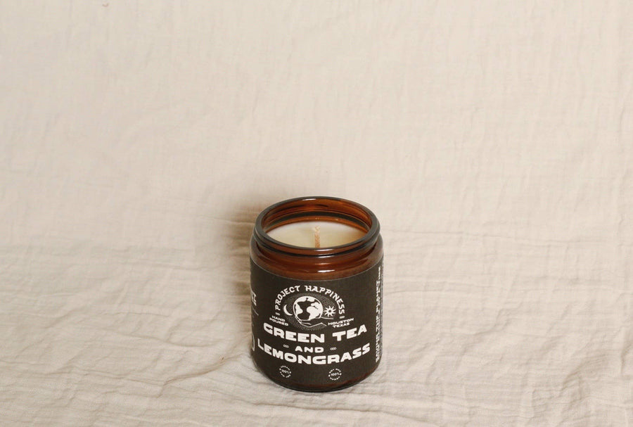 Green Tea and Lemongrass - 8 oz Soy Candle