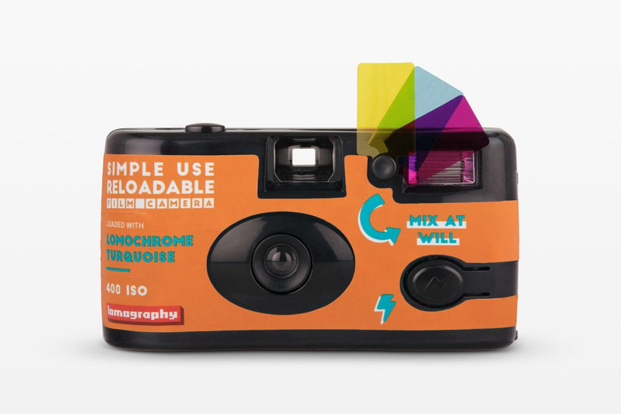 Simple Use Reloadable Film Camera | Turquoise