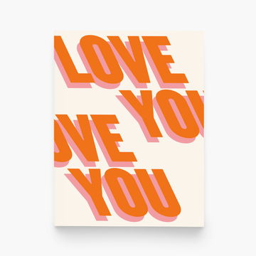 Love You x2 Greeting Card
