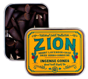 Zion Incense - Desert Lavender Sage + Dried Herbs-Incense-Good & Well Supply Co.-Jackalope Trading Company