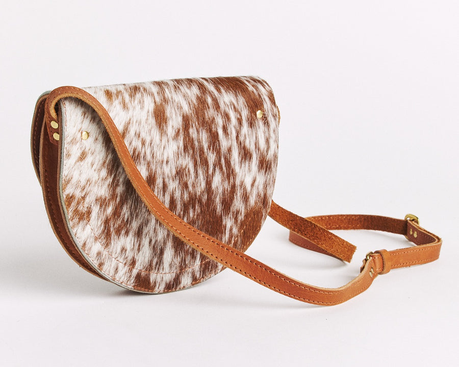 The Fur-On-Hide Ring Saddle Bag