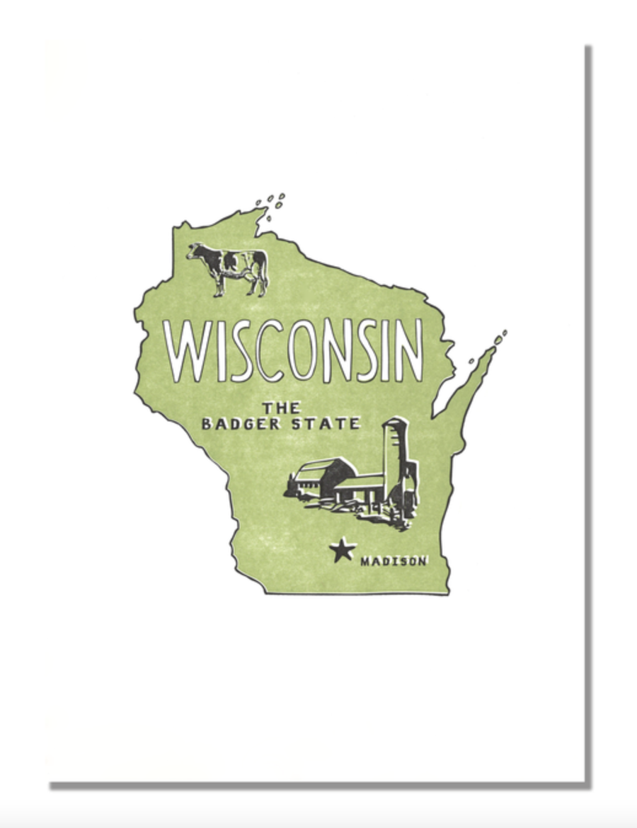 Wisconsin Mini Print
