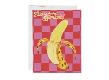 Perfect Banana friendship greeting card